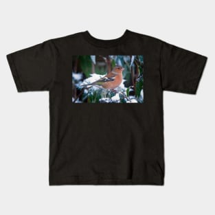 Male Chaffinch Garden Bird Kids T-Shirt